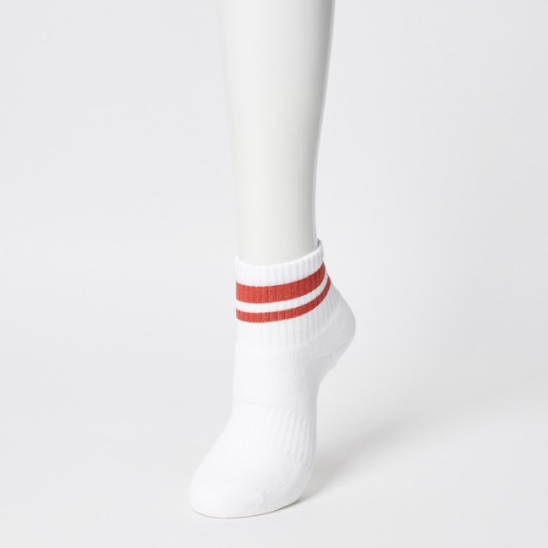 White Uniqlo 3 Pack Women Socks | 8530520