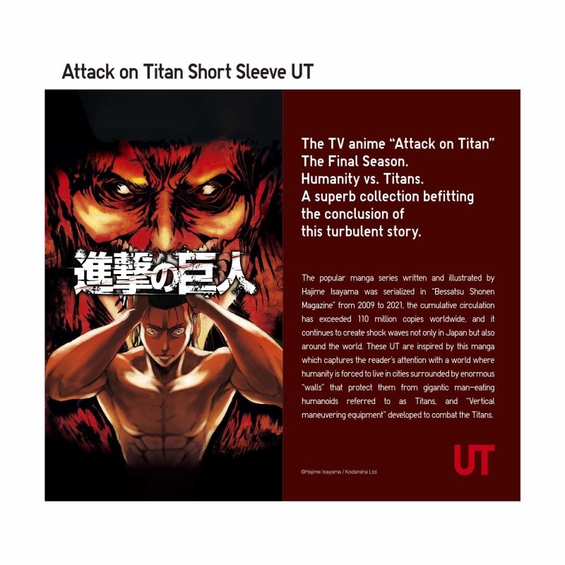 White Uniqlo Attack On Titan Ut Short-sleeve Graphic Wings Of Freedom Men T Shirts | 7498246
