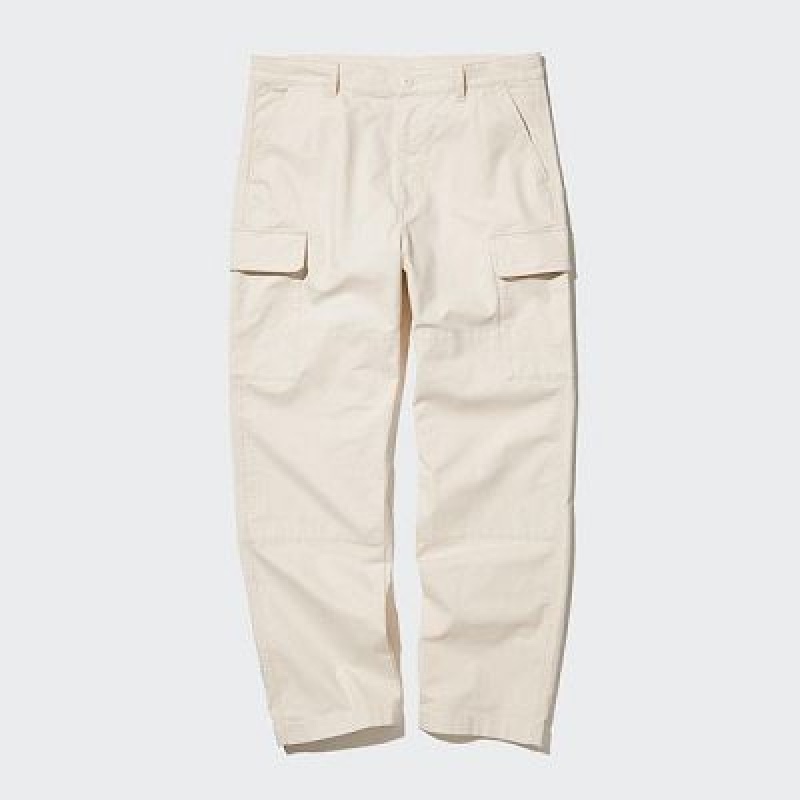 White Uniqlo Cargo Women Pants | 4514449