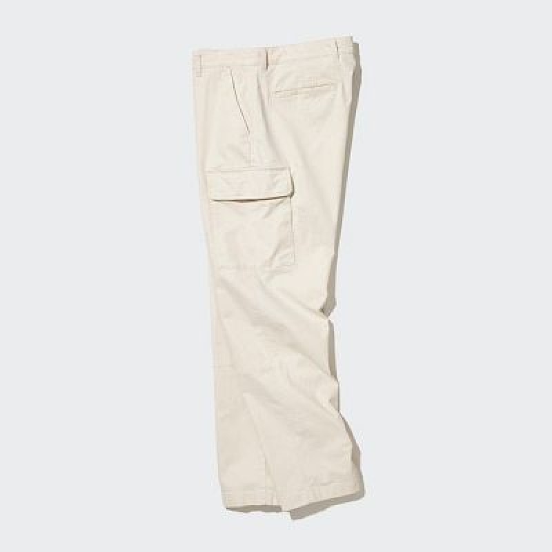 White Uniqlo Cargo Women Pants | 4514449