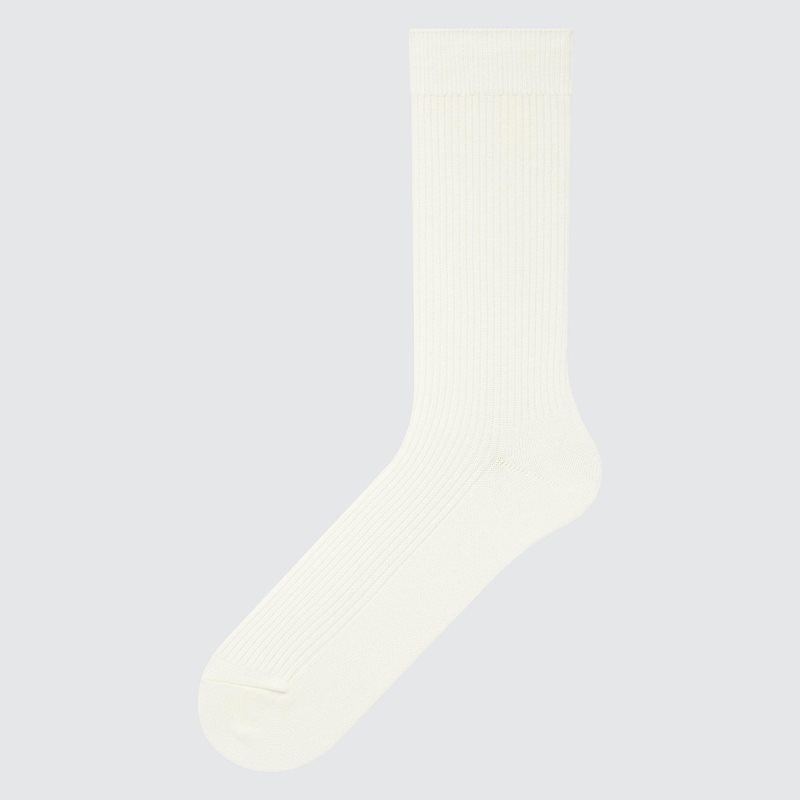 White Uniqlo Colorful 50 Men Socks | 227011