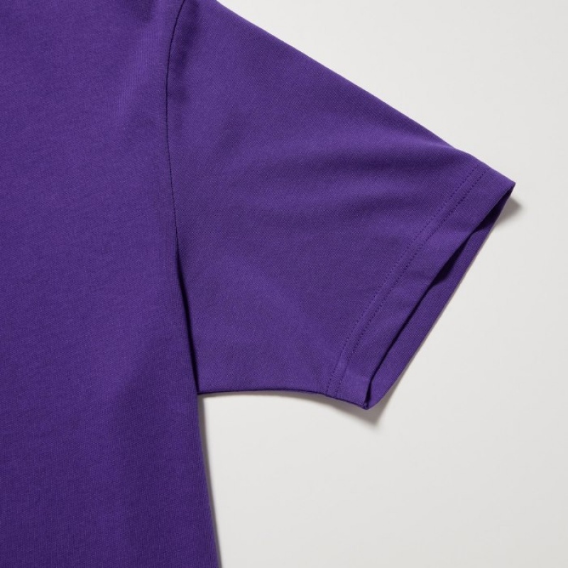 White Uniqlo Dry Color Crew Neck Short-Sleeve Women T Shirts | 8098364