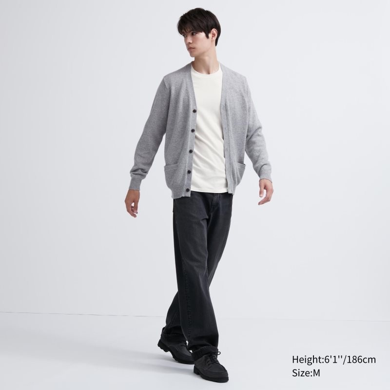 White Uniqlo Heattech Cotton Crew Neck Extra Warm Men T Shirts | 3894463