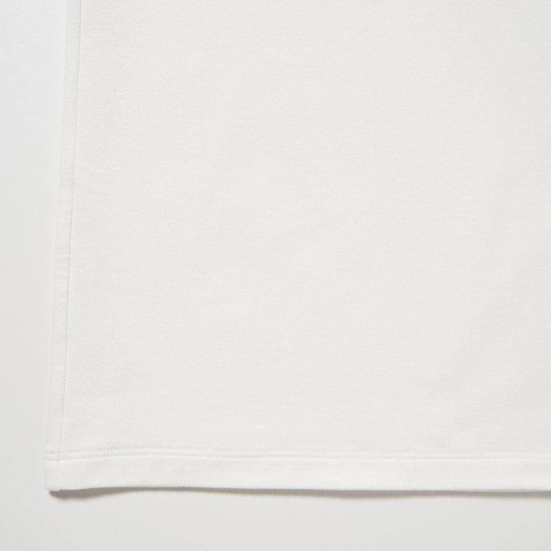 White Uniqlo Heattech Cotton Crew Neck Extra Warm Men T Shirts | 3894463