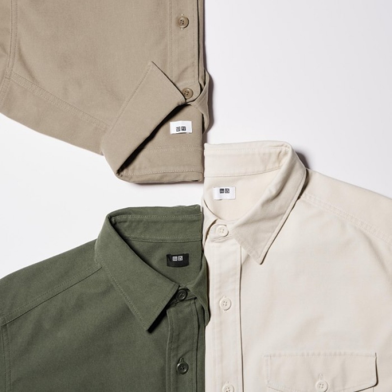 White Uniqlo Jersey Women Shirts | 9705851