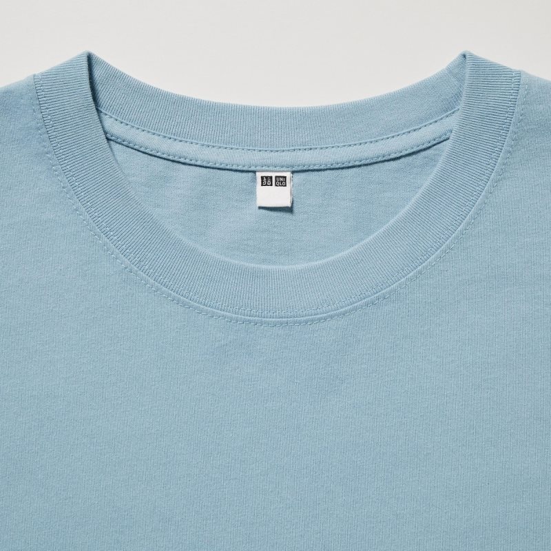 White Uniqlo Oversized Pocket Crew Neck Half-sleeve Men T Shirts | 7619223