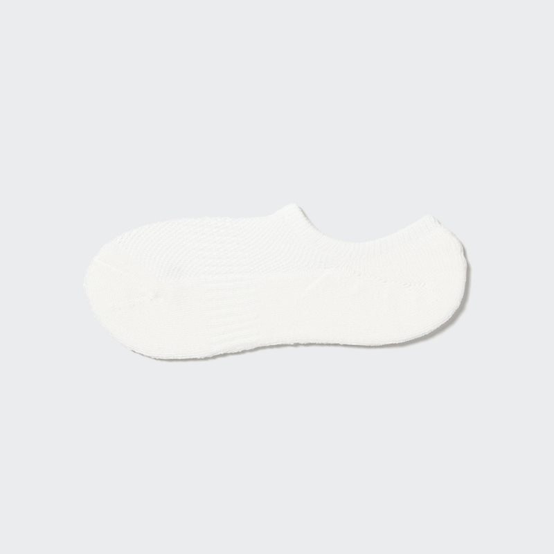 White Uniqlo Pile Low Cut Men Socks | 6466629