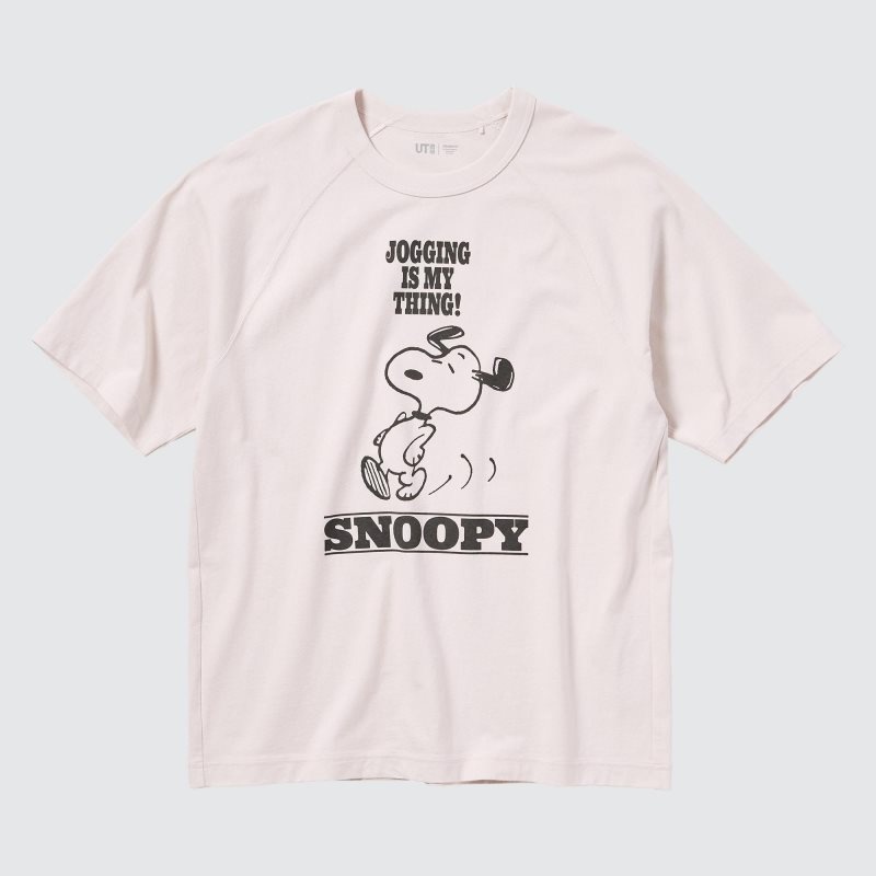 White Uniqlo Retro Peanuts Ut Oversized Short-sleeve Graphic Men T Shirts | 7226700