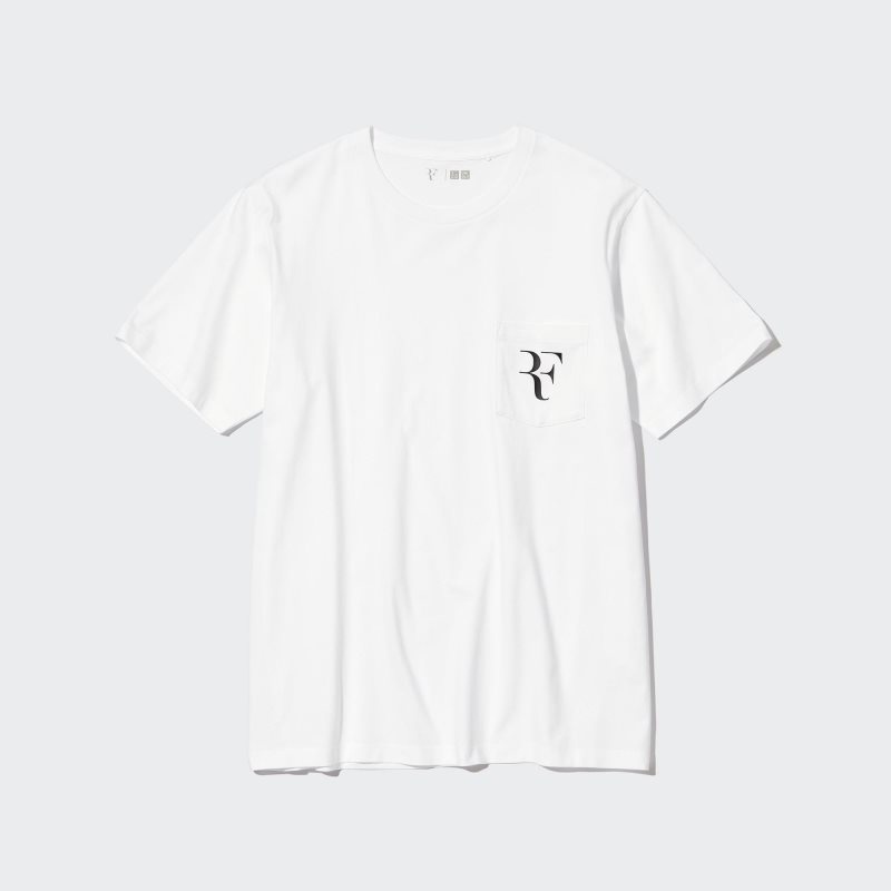 White Uniqlo Rf Short-sleeve Graphic Men T Shirts | 8031419