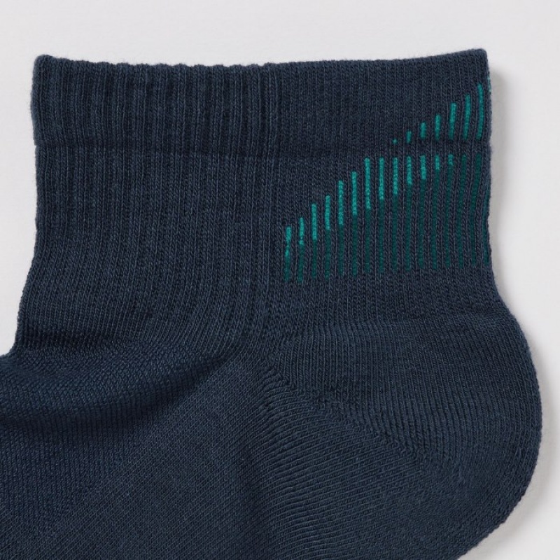 White Uniqlo Short 3 Pack Sports/Piled Women Socks | 1820907