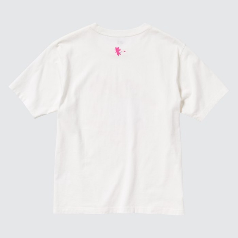 White Uniqlo The World of CLAMP UT Short Sleeve Women T Shirts | 8383027