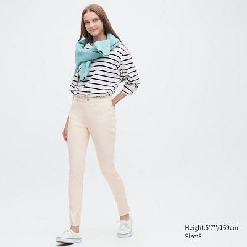 White Uniqlo Ultra Stretch Women Leggings | 5726913