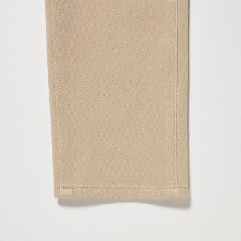 White Uniqlo Ultra Stretch Women Pants | 6072210