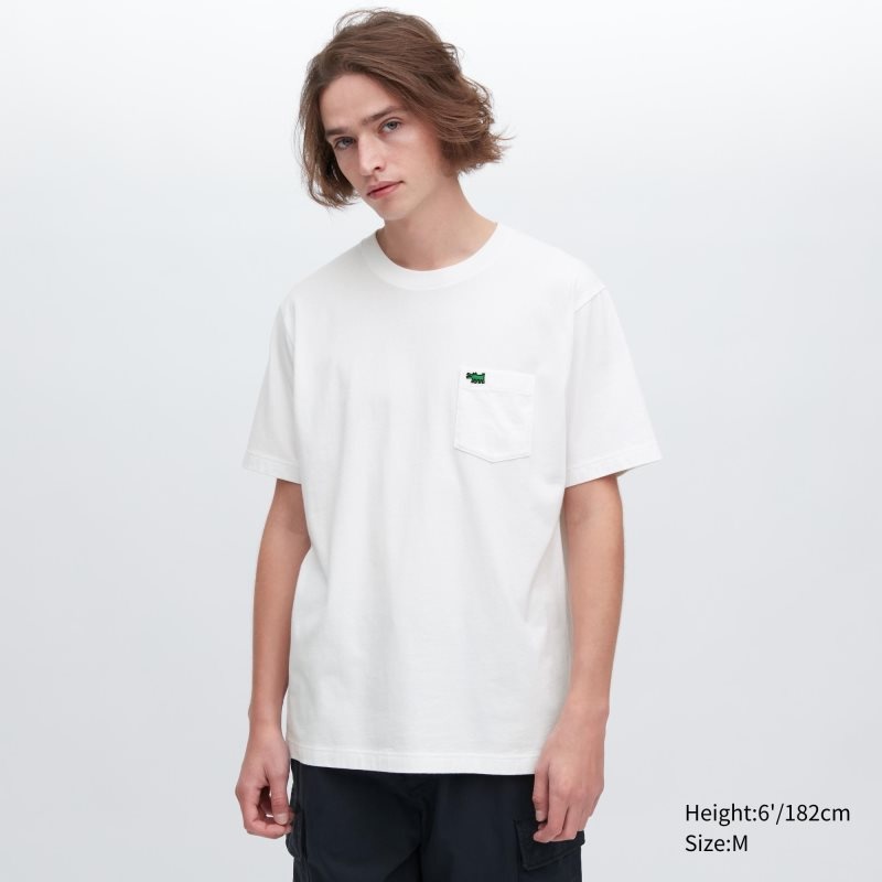 White Uniqlo Ut Archive Ut Short Sleeve Graphic Keith Haring Men T Shirts | 5016223