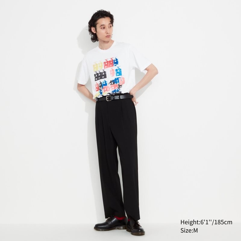 White Uniqlo Ut Archive Ut Short Sleeve Graphic Andy Warhol Men T Shirts | 9386635