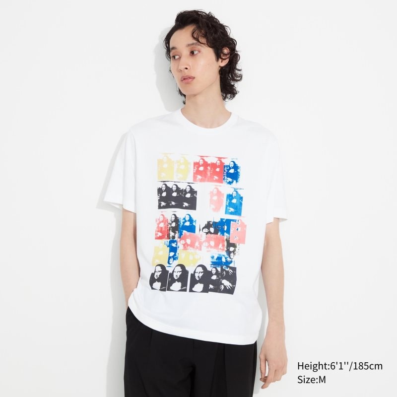 White Uniqlo Ut Archive Ut Short Sleeve Graphic Andy Warhol Men T Shirts | 9386635