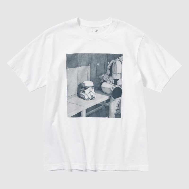 White Uniqlo Utgp2023: Magic For All Ut Short-sleeve Graphic Jim Chen-hsiang Hu Men T Shirts | 1377407