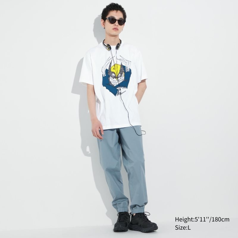 White Uniqlo Utgp2023: Magic For All Ut Short-sleeve Graphic Hiroyuki Morita Men T Shirts | 4203729