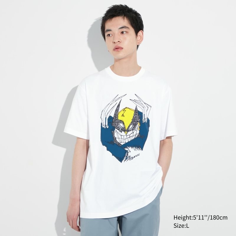 White Uniqlo Utgp2023: Magic For All Ut Short-sleeve Graphic Hiroyuki Morita Men T Shirts | 4203729