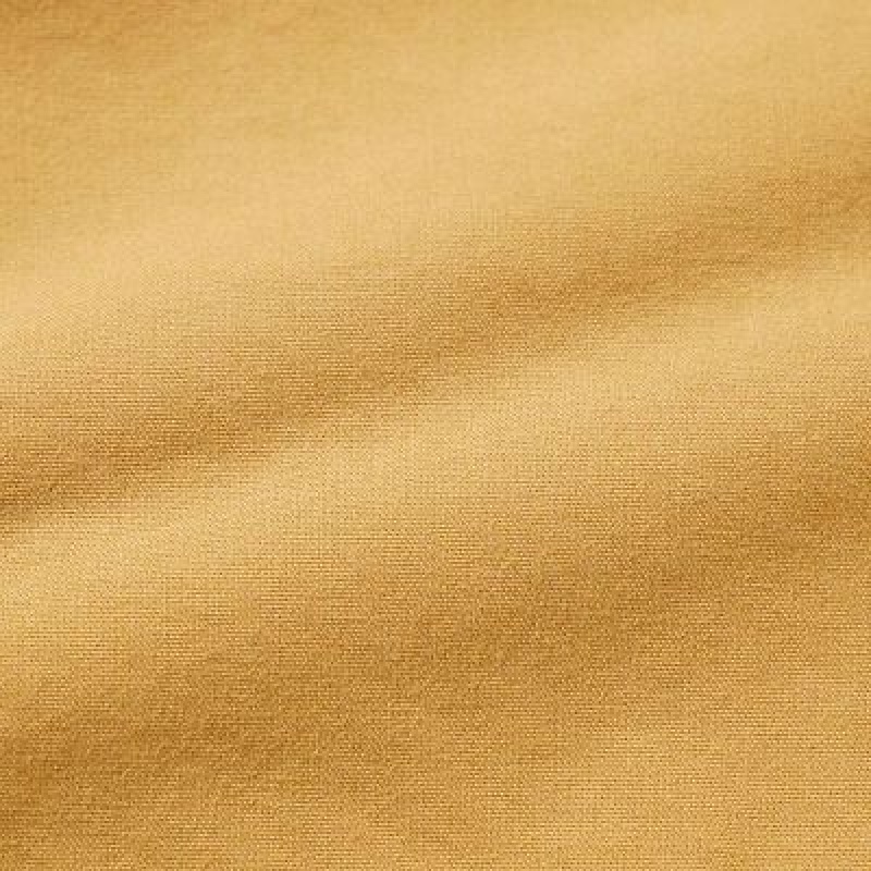 Yellow Uniqlo Cotton Easy Women Shorts | 7401448
