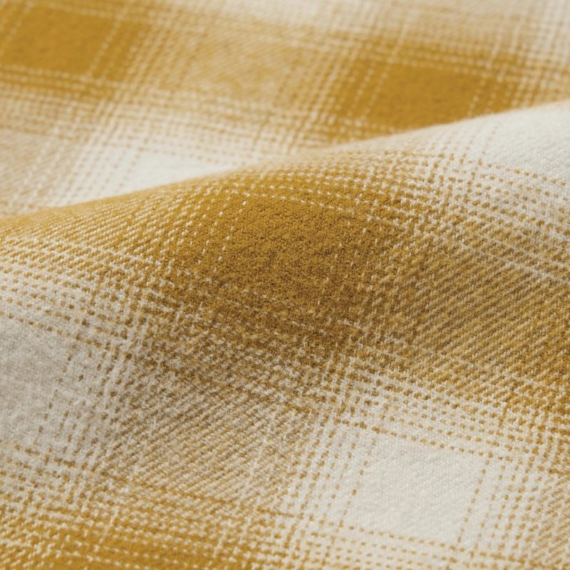 Yellow Uniqlo Flannel Checked Long-sleeve Men Shirts | 3521703