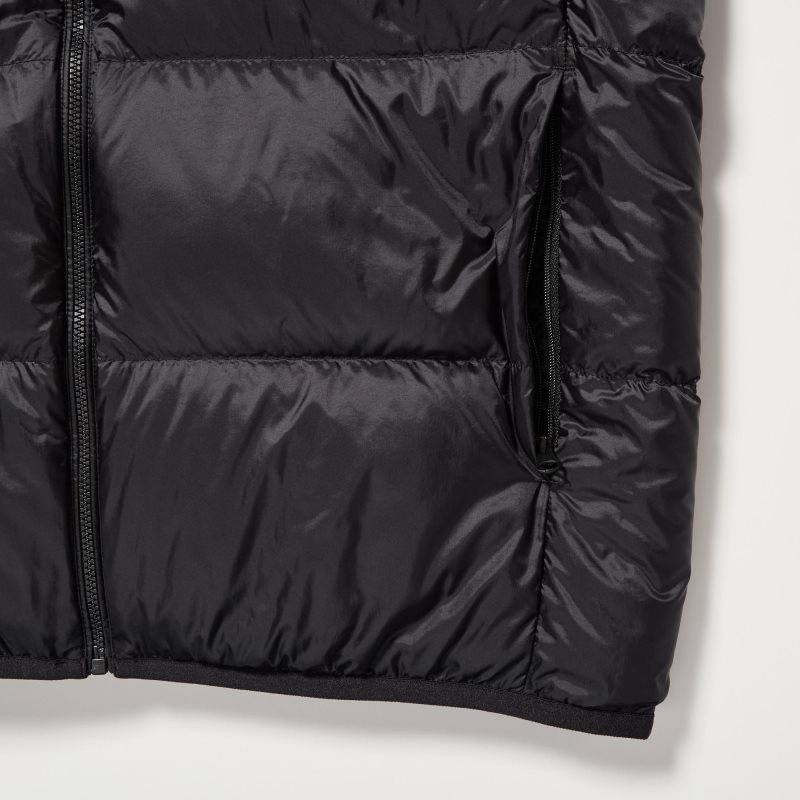 Yellow Uniqlo Ultra Light Down Wide Quilt Men Vest | 8965088