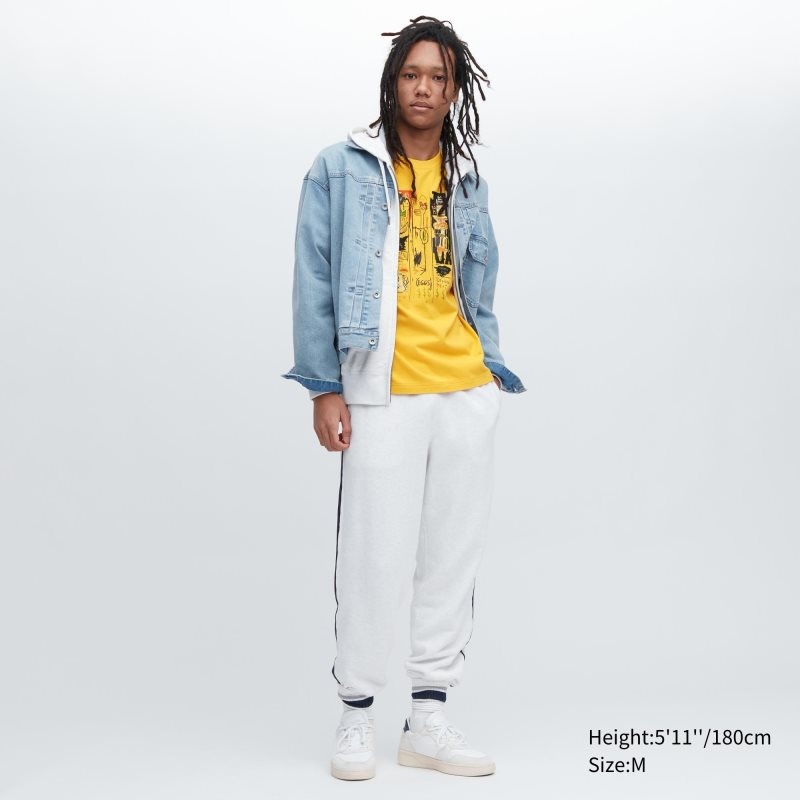 Yellow Uniqlo Ut Archive Ut Short Sleeve Graphic Jean-michel Basquiat Men T Shirts | 6449958