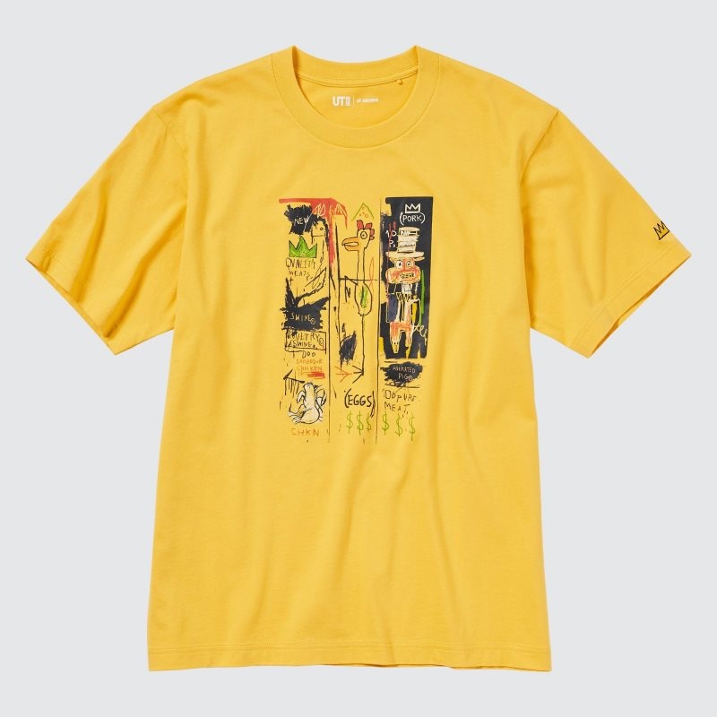 Yellow Uniqlo Ut Archive Ut Short Sleeve Graphic Jean-michel Basquiat Men T Shirts | 6449958